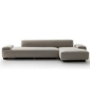 Loveland sectional fabric sofa with chaise longue - Moroso