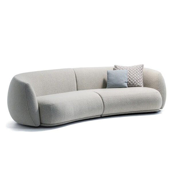 Pacific 3 seater with removable cover fabric sofa - Moroso